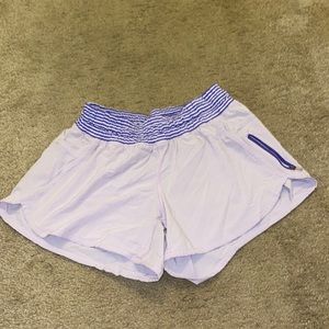 Purple lulu lemon size 4 shorts 4”